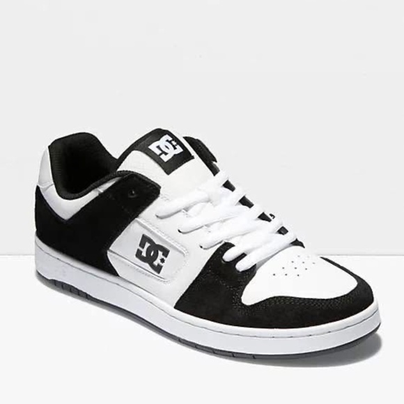 BRAND NEW men dc DC manteca black white skate shoes size US 8.5 9 9.5 11 13 - Picture 1 of 9